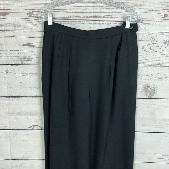 Pendleton Dress Pants Womens Size 10 Black Side Zip High Waisted made in USA - Picture 2 of 11